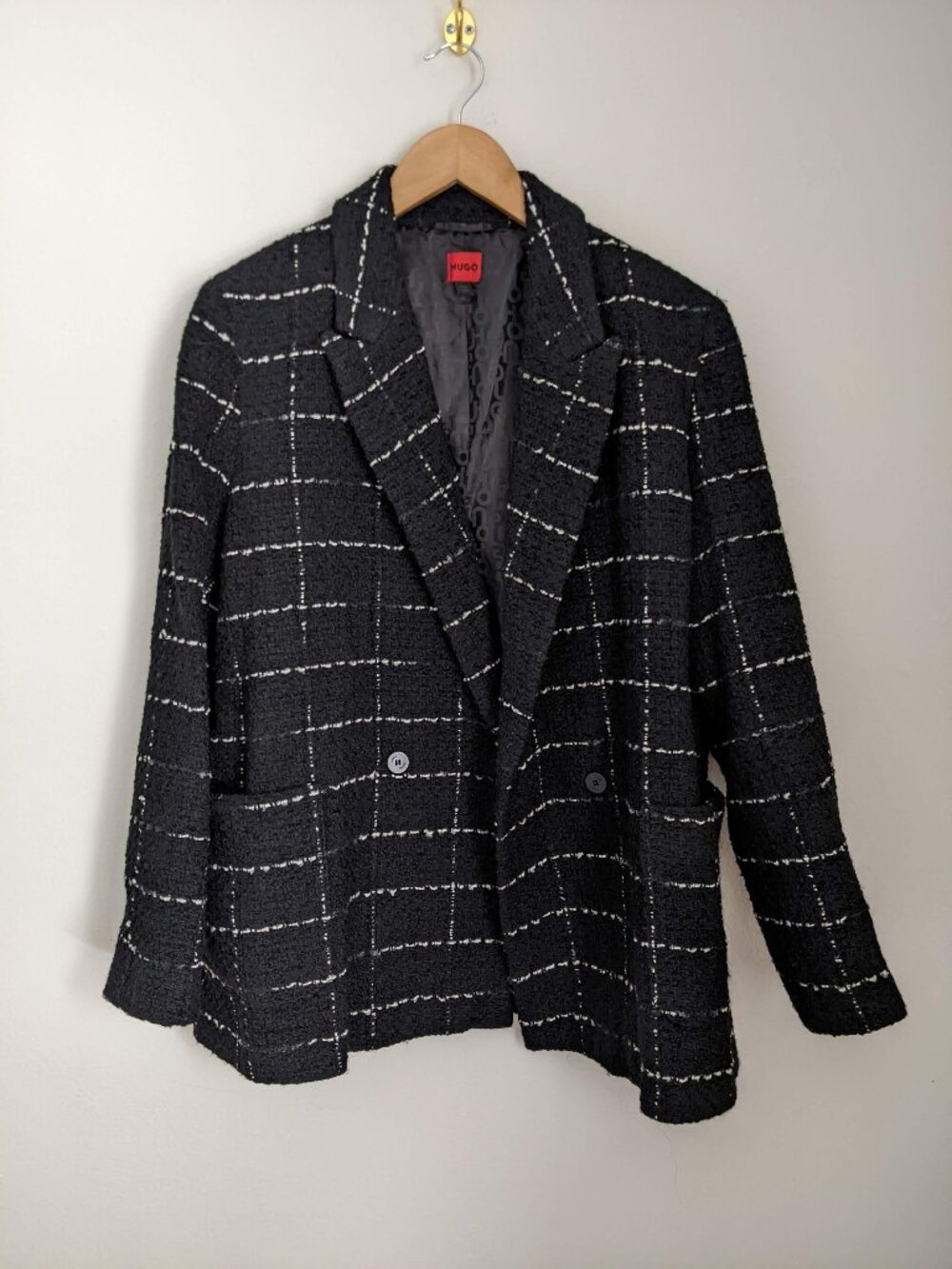 FREE SHIPPING!!! Hugo Boss oversized blazer. 90s French office